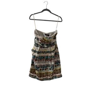 The Limited Women’s Retro Patterned Strapless Bubble Dress Size 4